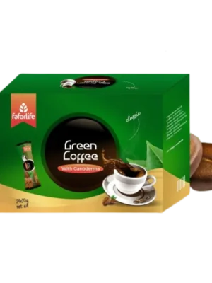 Green coffee with Ganoderma & Psyllium seeds