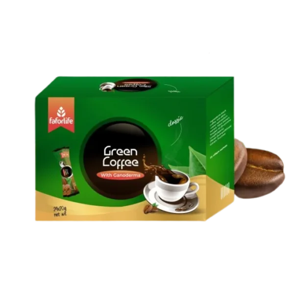 green coffee Green coffee with Ganoderma & Psyllium seeds